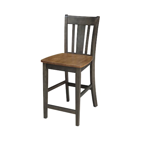 Whitewood Industries Solid Wood San Remo Counter Height Dining Stool - 24" Seat Height S45-102